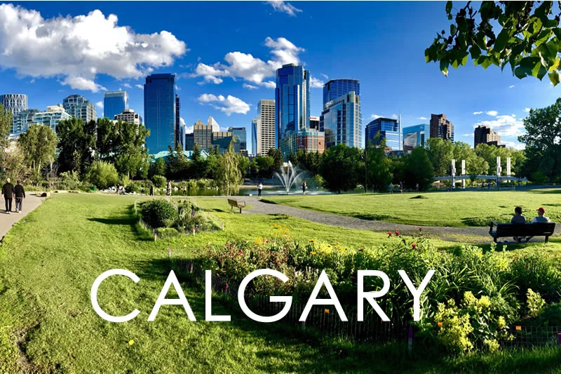 City of Calgary in Canada and moving there
